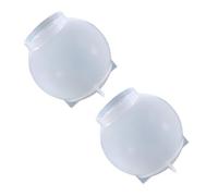 LOLIPPYY 2 Pièces Moule Silicone pour Résine Époxy Diy Ornements Décoratifs Plantes Embeddées Durable Flexible pour Artisanat Maison Bureau