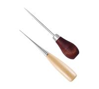 LOLIPPYY 2 pièces Outil Alène Bois pour Cuir Couture Vintage Poinçon Précis pour Reliure Couture et Réparation DIY pour Artisans et Menuisiers