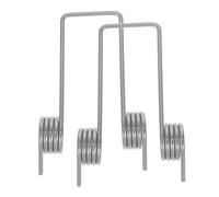 LOLIPPYY 2 Pièces Ressort de Torsion Acier Inoxydable pour Couvercle de Poubelle Remplacement Facile Élasticité Renforcée Compatible avec Divers Modèles de Poubelles