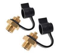 LOLIPPYY 2 pièces Soupape de Sécurité Air Valve Connecteur Direct pour Réservoir Gaz Valve de Dégagement Pression et Remplacement Rapide pour Compresseur et Camion