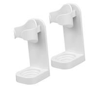 LOLIPPYY 2 pièces Support Brosse Dents Électrique Mural Abs sans Perçage Rangement Moderne et Sécurisé pour Salle de Bain Facile à Installer sur Carrelage