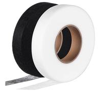 LOLIPPYY 2 Rouleaux Bande Thermocollante Double Face pour Ourlets sans Couture Adhésif Textile pour Pantalons Chemises et Réparations Diy