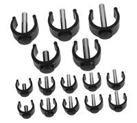 LOLIPPYY 20 pièces C Clamp Adjustable Cane Clamp Lock For Walking Stick Hand Grip Covers Compatible With Trekking Poles And Walker Accessories