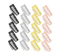 LOLIPPYY 20 pièces Clips Perruque Petites Pinces à Cheveux à Dents pour Fixation Sûre Accessoires Multi Noir Marron Or