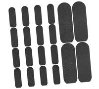 LOLIPPYY 20 pièces Coussinets Abrasifs Adhésifs pour Râpe à Double Grain Gros et Fin Recharges pour Élimination des Peaux Mortes Callosités Remplacement Facile et Sûr pour Pédicure à