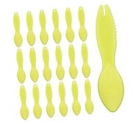 LOLIPPYY 20 pièces Cuillère Creuse Kiwi Plastique Multi-usage Outil Retrait Peau Fruit Fourchette Intégrée Kitchen Ustensile Cuisine