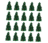 LOLIPPYY 20 Pièces Décorations Résine Sapin de Noël pour DIY Bijoux Accessoires et Téléphone Couleur Vive Matériel pour Personnalisées