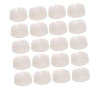 LOLIPPYY 20 Pièces Mini Pales de Ventilateur Plastique pour Sèche-cheveux de Rechange pour Moteur de Sèche-cheveux Flux Air Optimisé pour Usage Domestique et Salon
