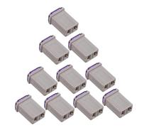 LOLIPPYY 20 Pièces Mini Square Car Fuse Holder Inline Panel Mount Adapter For Automotive Rv Electrical Systems Shockproof Overload Protection