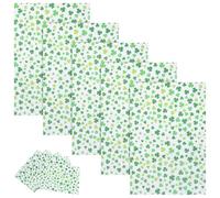 LOLIPPYY 20 Pièces Papier Cadeau pour Saint-Patrick Papier Irlandais Solide et Résistant pour DIY et Symboles