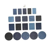 LOLIPPYY 20 Pièces Patchs Thermocollants pour Couture Réparation Coude Genou Autocollants DIY Léopard pour Vêtements Jeans Tissus Patchs à Découper et Personnaliser