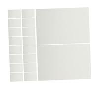 LOLIPPYY 20 Pièces Plaques Aluminium pour Transfert Thermique Supports Diy pour Sublimation Format Blanks Métalliques pour et Gravures