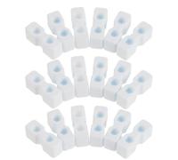 LOLIPPYY 20 Pièces Plastic Crib Board Pegs Replacement for Bed Frames Double Hole Design for Enhanced Stability Easy Installation and Maintenance Compatibility