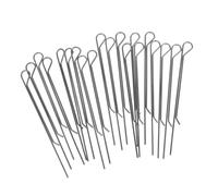 LOLIPPYY 20 pièces Supports de Mèche Acier Outils de Centrage pour Fabrication de Bougies DIY Accessoires de Fixation de Mèche pour Bougies Tealight et Lampes à Huile