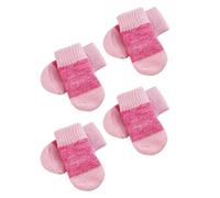 LOLIPPYY 2ensembles Chaussettes Antidérapantes pour Chiens Lot de Confortables et Élastiques Polyester Respirant Protection des Pattes Mignonnes pour Petits Moyens et Grands Chiens