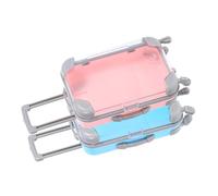 LOLIPPYY 2pièces Conteneur à Cils Porte-cils Double Étui à Cils Boîte De Rangement Organisateur De Voyage Valise De Rangement Compacte