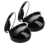 LOLIPPYY 2pièces Organisateur Portable De Avec Miroir Intégré Boîtier à Double Couche Pour Rangement De Faux Pratique Pour Voyage Et Gestion