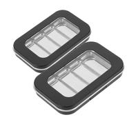 LOLIPPYY 2pièces Palette Magnétique De Maquillage Boîte De Rangement Vide Pour Ombres à Paupières Et Blush Compact Et Pratique Pour Échantillons Et Démonstrations