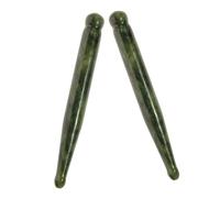 LOLIPPYY 2pièces Stylo Acupression Visage Et Yeux Jade Naturel Outil Manuel Pour Massage Des Points De Pression Anti-poches Soin Complet Visage à Domicile