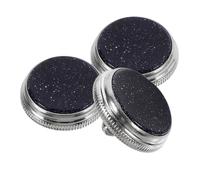 LOLIPPYY 3 pièces Boutons de Doigt pour Trompette Piston Accessoires Durables pour Instrument de Musique de Bleu Remplacement Facile pour Clés de Cornet et Trompette