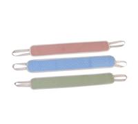 LOLIPPYY 3 pièces Double-face Épaisseur Renforcée Épurer Dos Brosse Lave-corps Longue Sangle pour Bain et Couleurs Aléatoires Exfoliant pour Hommes et Femmes Couleur Couleur Aléatoire