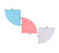 LOLIPPYY 3 pièces Plateforme pour Cage de Hamster avec Vis Plateau Escalade pour Petits Animaux Support et Facile à Installer Accessoire de Jeu pour Cochons et Rongeurs