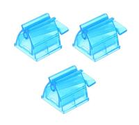 LOLIPPYY 3 pièces Presse Tube Dentifrice Manuel Extrudeur Plastique Rotatif pour Salle de Bain Distributeur pour Dentifrice et Accessoire Compact