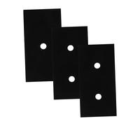 LOLIPPYY 3 pièces Protège Plaque de Cuisson à Gaz Non-adhérent et Lavable Tapis de Protection Résistant à Haute Température Compatible avec Cuisinières à Gaz Lot de Couvre-brûleurs pour