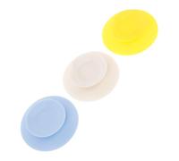 LOLIPPYY 3 Pièces Set de Silicone Antidérapantes Double Face pour Assiettes et Tapis de Fixation Résistant et Facile à Nettoyer Adapté Garçon Fille et Familiale