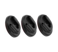 LOLIPPYY 3 pièces Support Micro Voiture Clip Fixation Micro CB à Bouton Rond pour Radio Moto Crochet Adaptable