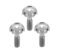LOLIPPYY 3 pièces Vis pour Caméra Acier Inoxydable Lot de Fixation Rapide Compatible Trépied et Plaque Dégagement Rapide Pratique avec Anneau Suspendu pour Sangle
