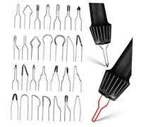LOLIPPYY 30 Pièces Astuce Du Stylo En Fer à Souder Clé Brûlant Pointe De Kit D'astuces Pour La Combustion Pour Brûler Manche Plastique