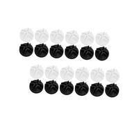 LOLIPPYY 30 pièces Connecteurs de Panneaux Plastique DIY pour Étagères Accessoires de Placard et Cages pour Animaux Assemblage Solide et Polyvalent Noir et Blanc