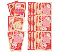 LOLIPPYY 30 Pièces Envelope Money Pouch Set With Cartoon Snake Design Multi-functional Year And Wedding Paper Money Bags Generous Capacity Traditional Packets For Spring Festival