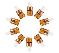 LOLIPPYY 30 pièces Flacon Pipette Verre Bouteilles Miniatures pour Huiles Essentielles Pratique et Réutilisable Protection UV Compte Gouttes