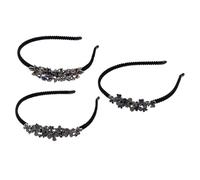 LOLIPPYY 3pièces Serre-tête Décoratif Pour Mariage Accessoire De Coiffure De Mariée Bandeau Délicat Pour Fête