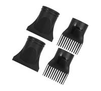 LOLIPPYY 4 pièces Accessoires pour Sèche-cheveux Embouts Diffuseur et Peigne pour Coiffage Précis Légers et Compatibles Plupart des Marques pour Usage Professionnel et Domestique