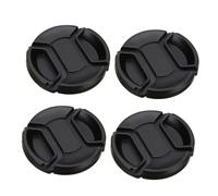 LOLIPPYY 4 pièces Cache Objectif Lot Pince Centrale Protection Antipoussière et Anti-éclaboussures pour Appareil Photo Reflex Protège-lentille Pratique