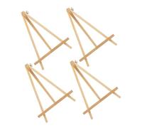 LOLIPPYY 4 pièces Chevalet Mini Support de Table Stable à Structure Trépied Porte Photo et Présentoir Décoratif Polyvalent pour Garçon Fille et Artistes