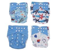 LOLIPPYY 4 Pièces Culottes pour Bébés de Couches Imperméables Respirantes pour Apprentissage de Propreté Couches Adaptées Aux Nourrissons Garçon Fille Ans