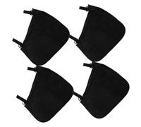 LOLIPPYY 4 pièces de Rangement pour Poussette Filet Latéral Portable Oxford Imperméable avec Sangle Réglable Pochette Organiseur Pratique pour Maternité et Voyage Noir