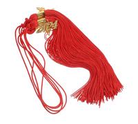 LOLIPPYY 4 Pièces Décorations de Chapeaux de Graduation avec Pompons Accessoires Académiques pour Cérémonies de Remise de Diplômes