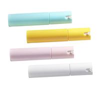 LOLIPPYY 4 pièces Flacons Vaporisateurs de Voyage de Bouteilles pour Parfum et Cosmétiques Pastel Transparentes et Réutilisable