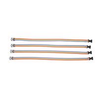 LOLIPPYY 4 Pièces Lot de 4 Cordes de Sécurité pour Garçon et Filles, Laisse de Marche en Plastique 30 CM D’Espacement, Couleur Vive, pour Garderie, Maternelle et Activités Extérieures en