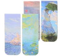 LOLIPPYY 4 pièces Lot de Marque-pages Magnétiques Décoratifs avec Motifs Paysage Signets Délicats pour Adolescents Clips Légers et Pratiques pour Marquer Pages Accessoires Lecture