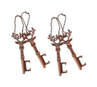 LOLIPPYY 4 Pièces Ouvre Bouteille Décoratif Noël Lot de Ouvre Bouteilles Forme Cerf Rétro pour Fête Bar Mariage et Anniversaire
