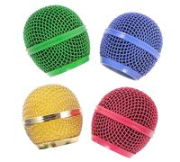 LOLIPPYY 4 pièces Remplacement pour Microphone Or Rose Vert Bleu Accessoire de Micro pour Style