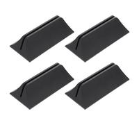 LOLIPPYY 4 Supports de Cloison de Bureau Mobiles en Abs Noir, Pinces pour Séparateur D’écran, Clips de Fixation Stables et Pratiques pour Espace de Travail, Bibliothèque, Salle