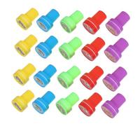 LOLIPPYY 40 Pièces Stamp Set For Plastic Round Stamps For Classroom Management Teacher Reward System Behavior Motivation Parent Child Activities