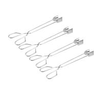 LOLIPPYY 4pièces Pinces Ramassage Acier Inoxydable Pince Griffe Poubelle Portable Pour Déchets Légers Extérieur Jardin Camping